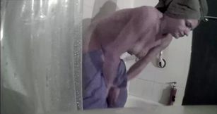 Caught in the bathroom masturbating