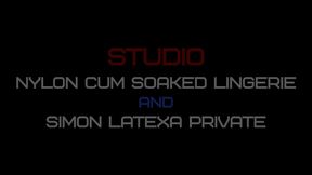 We fucked in black nylon lingerie
