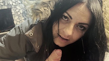 I received a jacket from my impotent husband and decided to try it on with his friend