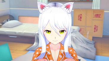 Stand and Carry Black Hanekawa POV - Bakemonogatari Hentai Parody