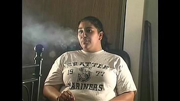 Samantha Chubby Latina Non-Nude SFW Smoking Clips Pt 2