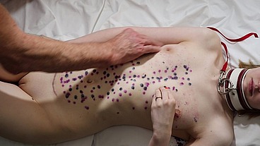 DSC12-5) Petite Spinner Reagan Reid First Hot Wax Play Followed by Old Man Fucking Her Who Leaves a Creampie