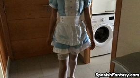 Diaper maid cleaning the house #2