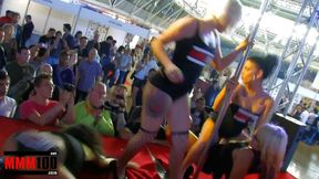 one colourful show with lesbian girls at the erotic festival seb 2010 in barcelona