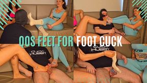 QOS Feet For Foot Cuck! All This Cuck Deserves Are The Feet Of Adreena Winters and QOS Lucy!