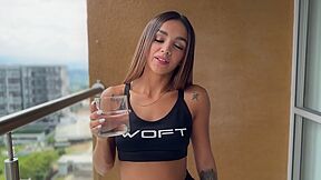 My Neighbor Finds Me In The Gym, I Invite Him To My House And He Fucks Me Hard!