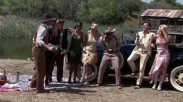 Bobbi Starr, Dylan Ryder, Julia Ann And Natasha Marley Outdoor Orgy