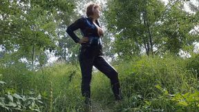 Mistress walking