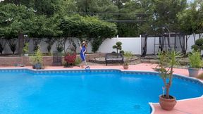 Home wrecking Next door neighbor has a Pool Party