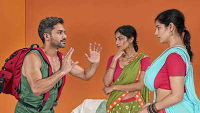 Desi Indian Savita Bhabhi and Piya Bhabhi Fucked with Stranger Man 3d