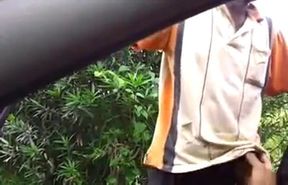Big-Cock Daddy Cruising Outside 2