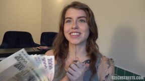 Eden Ivy gets Pizza with an extra man milk