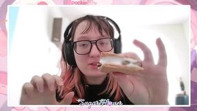 Devouring Sweet Gooey Smores ASMR Chew