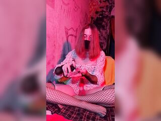 Groaning like a doxy femboy masturbate and screws his booty with a sextoy and cums sweetly