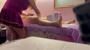 Ass&#x1F351; Licked, Wax Play & Blowjob at steamy Asian Spa 2