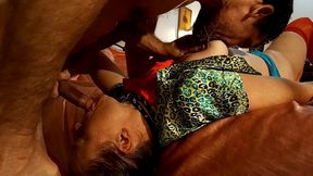 2468ss - full - french amateur, clothed sex, satin lingerie, pussy fucking, deepthroat, balls licking, ass to mouth, spanking, dirty talk, pov