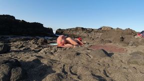 public fucking in the rocks