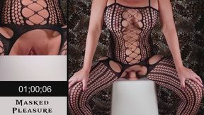 Dildo Ride Challenge - How Long can she Fuck this huge Dildo deep into her Pussy?