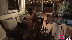 stripper slut gets caught fucking at a party
