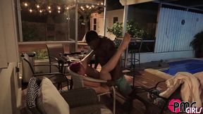 stripper slut gets caught fucking at a party