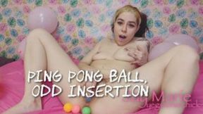 Ping Pong Ball Odd Insertion