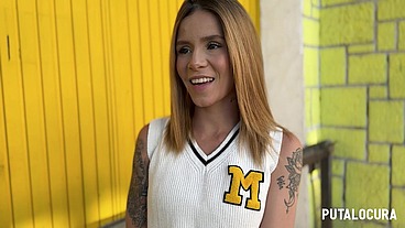 PutaLocura - Skinny latina rubia Ashley Ross es pillada por Torbe y follan duro