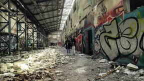 Two German Babes Julia & Maria Swap Partners In A Wild FFM Threesome Without Condoms At A Deserted Location