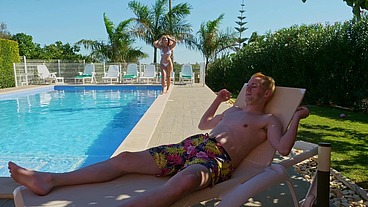 Sam and Gina poolside fuck - Oct 19, 2023