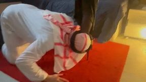 Godesse Al-lat and her arabian slave