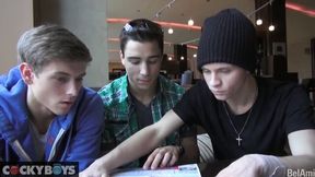 Jett Black and Kevin Warhol in a hot BTS porno movie