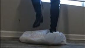 Trash Stomp in Thigh High Boots