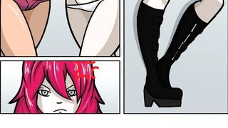 Breast expansion spell - anime comic