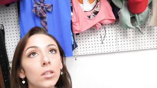 ShopliftersPunished.com - Violet Spice's missionary fuck by security Marcelo