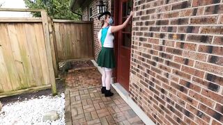 18 chick Scout gets Cumshot Surprise from Old Man