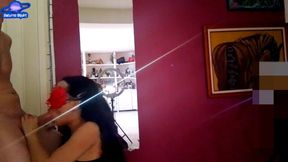Handsome Stepson Has Quick Sex with His Unfaithful and Whore Stepmother Who Is in Sexy Lingerie
