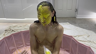 30 Egg sploshing, orgasm, shower and more (WAM, Wet and Messy)