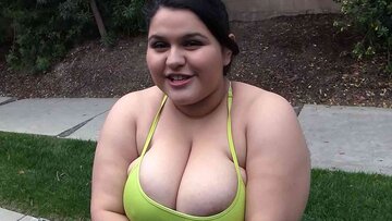 Chubby BBW First Interracial Sex