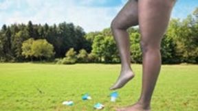 Giantess Powerful Soles Crush Tinies Homes 1080 smaller