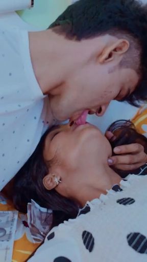 Captivating moment from &quot;Indian porn star Sanjana gang bang video 7inch huge cock Raj and New bodybuilder boy hardcore fuck&quot;