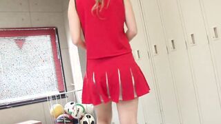 Beauty japanese cheerleader +18 yo screwed rough by the trainer 4k