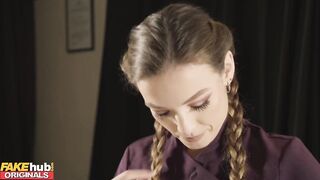Teens into Trouble for Happy Endings and Fucks boyfriend Huge Boobs Step