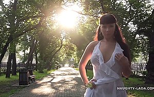 Naughtylada, white transparent dress