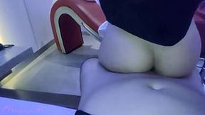 Can't resist giving my buddy's cock&#x1F346; a smooth ride