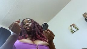 chastity - Goddess MXDominion does chastity plays with Teenie and Normal sized slave, female domination, shrinking fetish, submissive training  4k smaller
