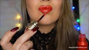 Christmas Advent Calendar: Goddess Lips (720p HD)