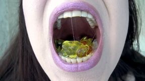 Lots of devoured and sucked Gummy Bears