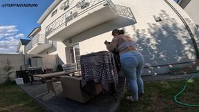 House Chores and Farts in Jeans
