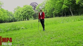 Ridingmistress cracking a Stockwhip (FULLHD) – Whiper