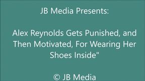 Alex Reynolds Punished for Wearing Her Sneakers Inside - HD