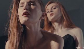 Two Hot Redhead Lesbians Strapon Fuck